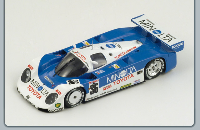 Модель 1:43 Toyota 89 C-V №36 Le Mans (Paolo Barilla - Ross Cheever - H.Ogava)