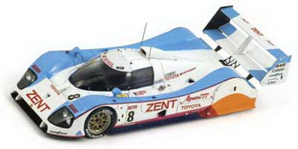 Модель 1:43 Toyota TS010 №8 ZENT 8th Le Mans (Jan Lammers - Teo Fabi - Andy Wallace)