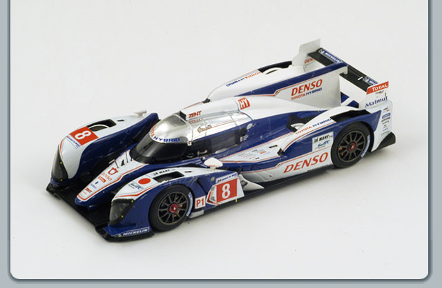 toyota racing ts030 hybrid №8 le mans (anthony davidson - sebastien olivier buemi - stephane sarrazi) S2377 Модель 1:43