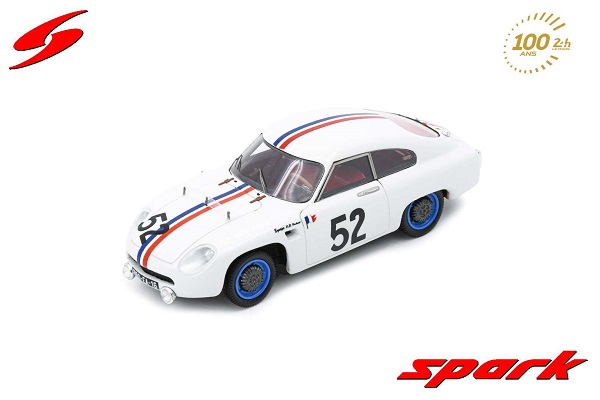 Модель 1:43 Panhard - Db Hbr Team Automobiles Bonnet N 52 24h Le Mans - 1961 - J.C.Caillaud - R.Mougin - White