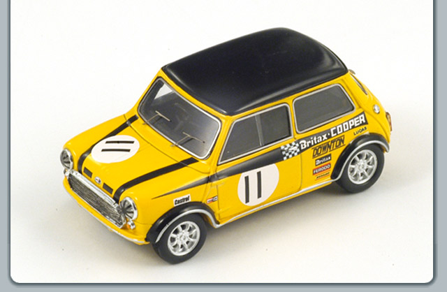 Модель 1:43 Mini Cooper №11 Steve Neal Britax