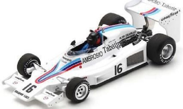 Модель 1:43 Shadow F1 Dn8 №16 Sweden GP - 1977 - Jackie Oliver - White