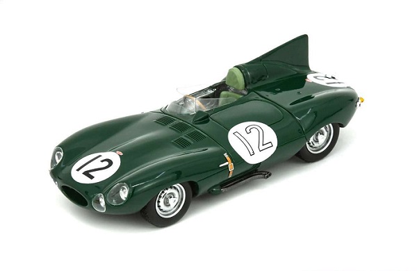 Модель 1:43 Jaguar - D-Type 3.4l S6 Spider Team Jaguar Cars Ltd N 12 24h Le Mans 1954 Stirling Moss - Peter Walker - Green