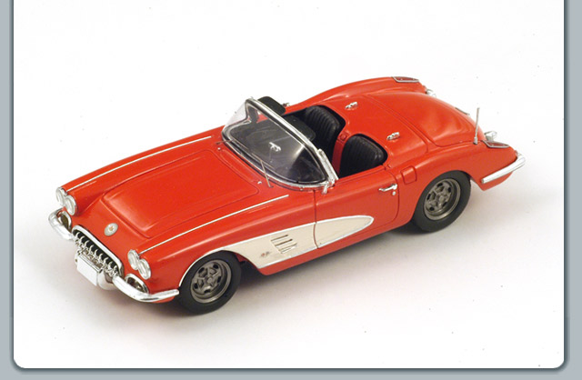 Модель 1:43 Chevrolet Corvette convertible - red