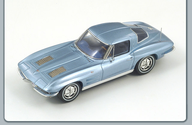 chevrolet corvette sting ray coupe - blue S2971 Модель 1:43