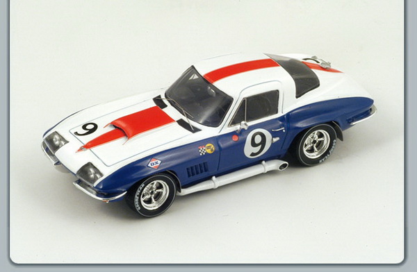 Модель 1:43 Chevrolet Corvette №9 Le Mans (Bob Bondurant - D.Gullstrand)
