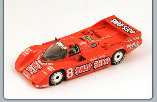 Porsche 962 №8 «$wap $hop» Winner 12h Sebring (Bob Wollek - Anthony Joseph Foyt)