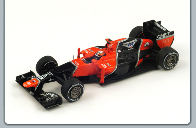 Модель 1:43 Marussia MR01 Chinese GP (Timo Glock)