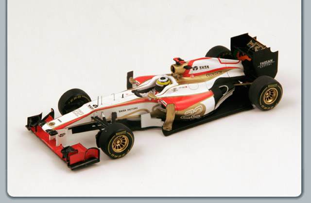 Модель 1:43 HRT F112 №23 Monaco GP (Pedro de la Rosa)