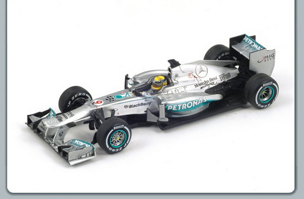 Модель 1:43 Mercedes W04 №9 Winner British GP (Nico Rosberg)