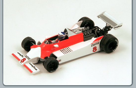 Модель 1:43 McLaren M29 №8 6th Argentina GP (Alain Prost)