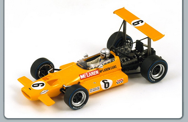 Модель 1:43 McLaren M7B №6 5th South African GP (Bruce Leslie McLaren)
