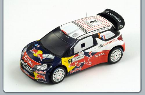 Модель 1:43 Citroen DS3 WRC №2 «Red Bull» Winner Jordan Rally (Sebastien Ogier - Julien Ingrassia) (L.E.500pcs)