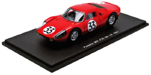 Модель 1:43 Porsche 904 №33 8th Le Mans (B.Pon - H.van Zalinge) - red