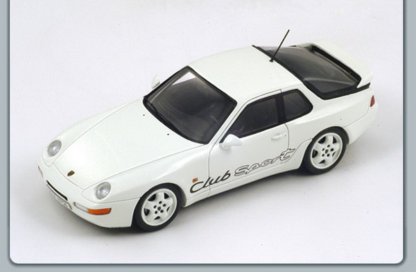 Модель 1:43 Porsche 968 Club Sport - white