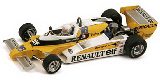 Модель 1:43 Renault RE20B №16 Argentina GP (Rene Arnoux)