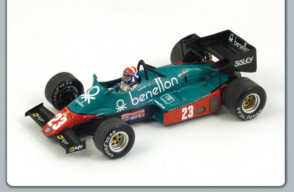 Модель 1:43 Alfa Romeo 184T Benetton №23 Brazilian GP (Eddie McKay Cheever, Jr.)