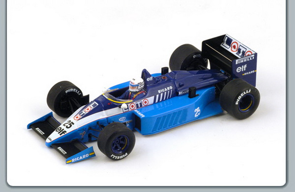 Модель 1:43 Ligier JS27 №25 4th British GP (Rene Arnoux)