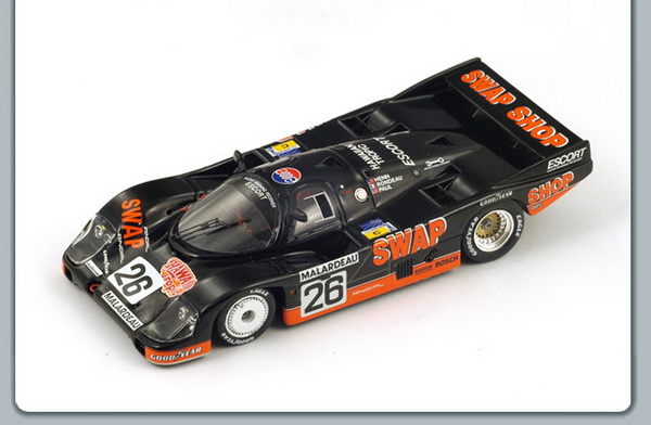 Модель 1:43 Porsche 956 №26 Le Mans (Jean Rondeau - P.Henn - J.Paul Jr.)
