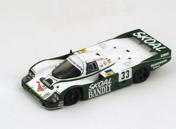 Модель 1:43 Porsche 956 №33 «Skoal Bandit» 3rd Le Mans (David Hobbs - P.Streiff - S.van der Merwe)