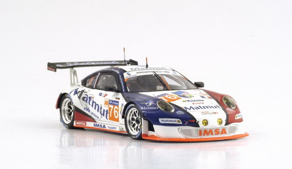 Модель 1:43 Porsche 911 GT3 RSR (997) №76 Le Mans IMSA Performance Matmut (Raymond Narac - Nicolas Armindo - David Hallyday)