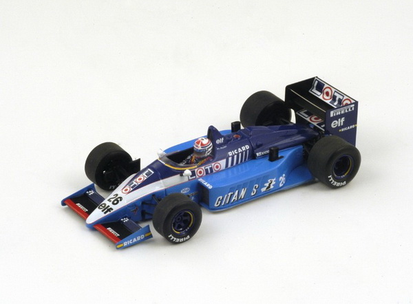 Модель 1:43 Ligier JS27 №26 6th Mexican GP (Phillipe Alliot)