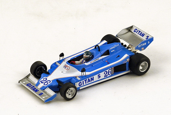 Модель 1:43 Ligier JS9 №26 3rd Spanish GP (Jacques Lafitte)