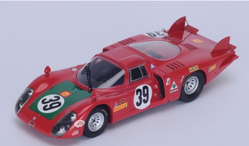 Модель 1:43 Alfa Romeo 33/2 №39 4th Le Mans (Ignazio Giunti - Nanni Galli)