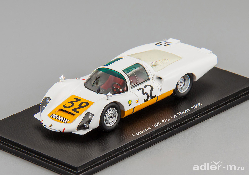 Модель 1:43 Porsche 906/06 LH №32 6th Le Mans (Peter de Klerk - Udo Schutz)