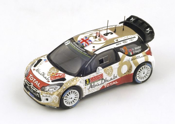 Модель 1:43 Citroen DS3 WRC №3 10th Rallye Monte-Carlo