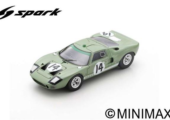 Модель 1:43 Ford GT40 #14 24h Le Mans 1965 J. Whitmore - I. Ireland
