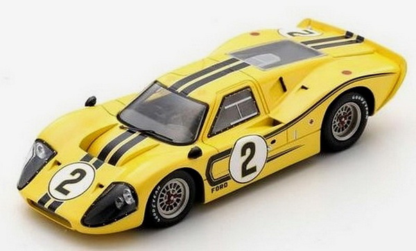 Модель 1:43 Ford GT40 MkIV #2 Le Mans 1967 McLaren - Donohue