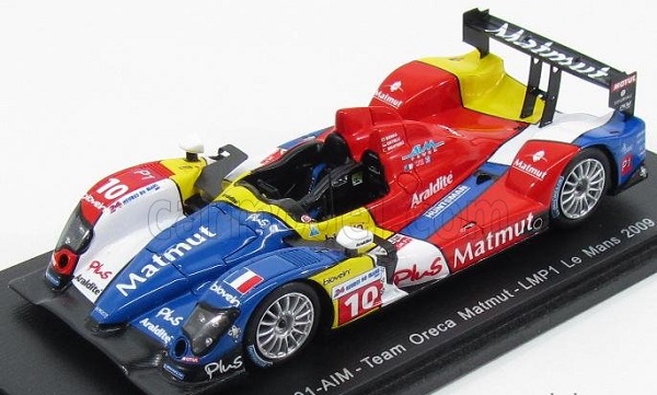 ORECA 01-aim Team Matmut N10 24h Le Mans (2009) S.Ortelli - B.Senna - T.Monteiro, Red Blue White Yellow