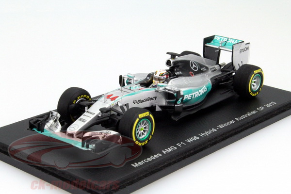 Модель 1:43 Mercedes-AMG Petronas F1 Team W06 №44 Winner Australian GP (Lewis Hamilton)