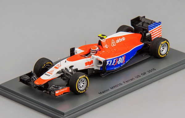 Модель 1:43 Marussia MR03B №53 Manor Marussia F1 Team US GP (Alexander Rossi)