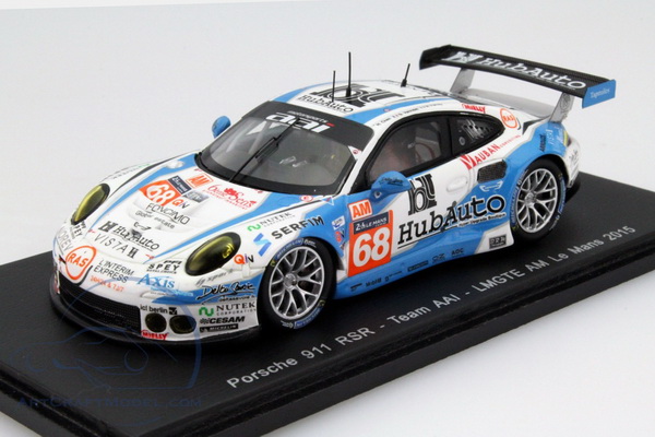Модель 1:43 Porsche 911 RSR №68 LMGTE AM, Team AAI (Han-Chen Chen - G.Vannelet - M.Parisy)