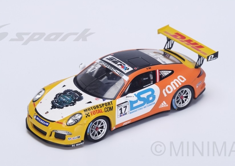 Модель 1:43 Porsche 911 GT3 №17 «Mobil 1» SuperCup Champion (Philipp Eng)