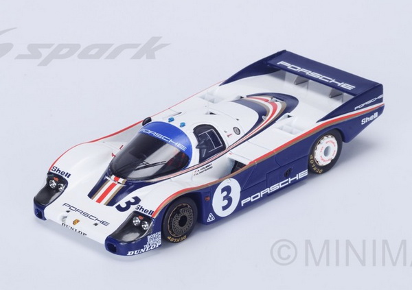 Модель 1:43 Porsche 956 №3 3rd Le Mans (Hurley Haywood - A.Holbert - Jurgen Barth)