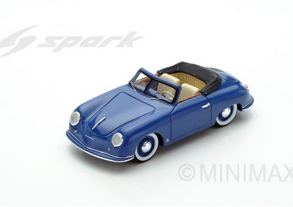 Модель 1:43 Porsche 356 Cabrio - blue