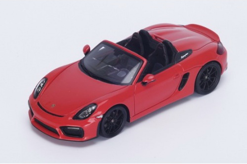 Модель 1:43 Porsche Boxter Spyder 2015 (red)