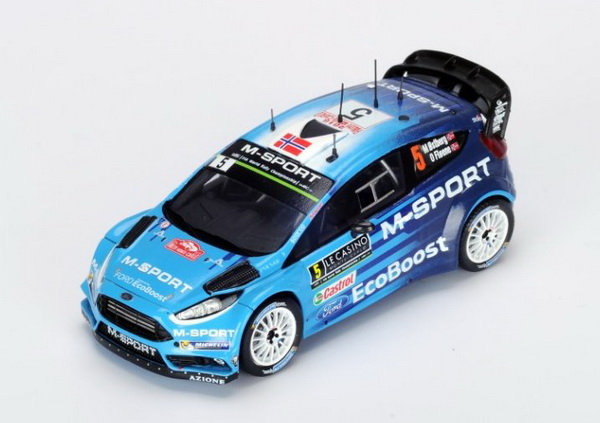 Модель 1:43 Ford Fiesta RS WRC №5 4th Monte-Carlo M-Sport World Rally Team (Mads Ostberg - Ola Floene)