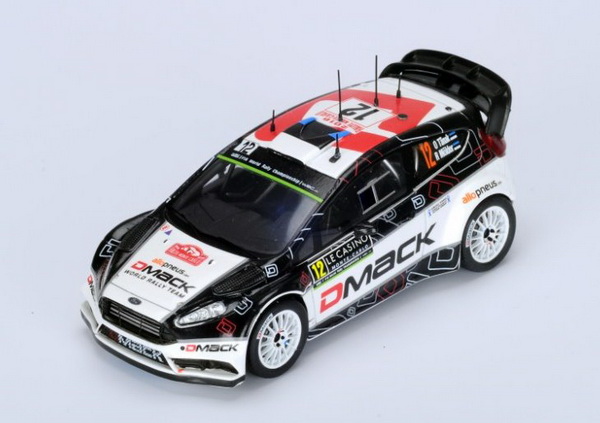 Модель 1:43 Ford Fiesta RS WRC №12 DMack World Rally Team 7th Monte-Carlo (O.Tanak - R.Molder)