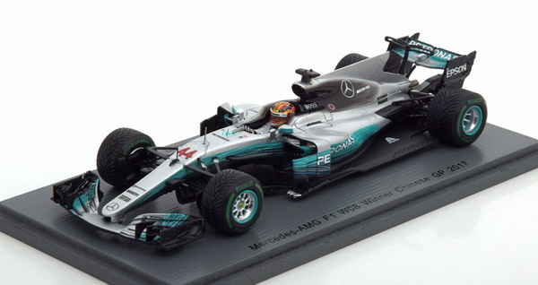 Модель 1:43 Mercedes-AMG Petronas F1 Team W08 Hybrid №44 Winner China GP, World Champion (Lewis Hamilton)