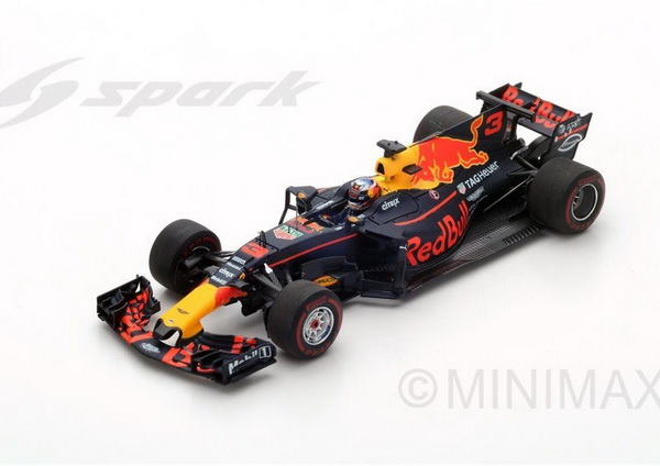 Модель 1:43 Red Bull Racing TAG-Heuer RB13 №3 Winner Azerbaijan GP (Daniel Ricciardo)