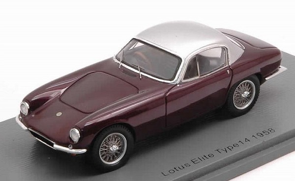 Модель 1:43 Lotus Elite Type 14 - dark red/silver