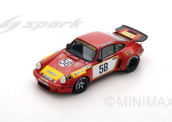 Модель 1:43 Porsche Carrera RSR №58 Le Mans (John Fitzpatrick - Gijs van Lennep - Manfred Schurti)