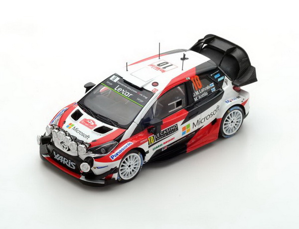Модель 1:43 Toyota Yaris WRC №10 2nd Rallye Monte-Carlo (Jari-Matti Latvala - Miikka Anttila)