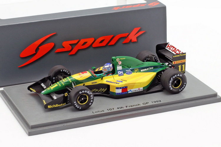 Модель 1:43 Lotus 107 №11 4th French GP (Mika Hakkinen)