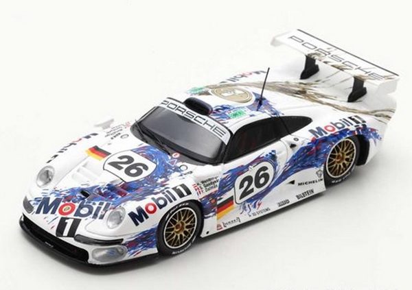 Модель 1:43 Porsche 911 GT1 №26 3rd 24h Le Mans (Yannick Dalmas - K.Wendlinger - S.Goodyear)