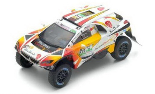 Модель 1:43 Peugeot 2008 DKR №319 Abu Dhabi Racing, Rallye Dakar (K.AI Qassimi - P.Maimon)